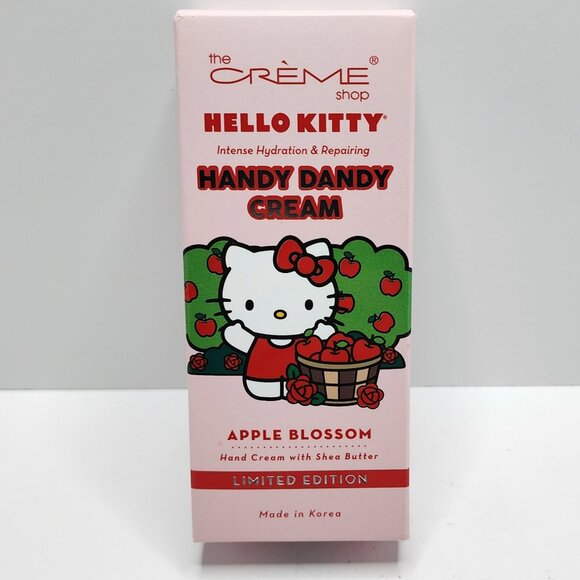 THE CREME SHOP HELLO KITTY HANDY DANDY APPLE CREAM LIMITED EDITION NEW IN BOX - Picture 2 of 5